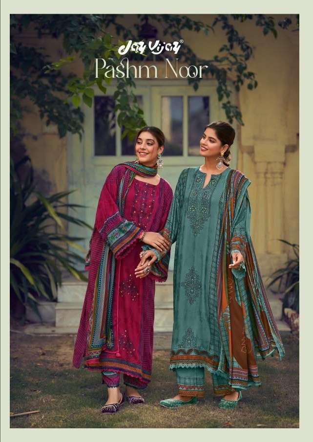 Jay Vijay Pashm Noor Pashmina Jacquard Pakistani Suit