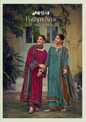 Jay Vijay Pashm Noor Pashmina Jacquard Pakistani Suit