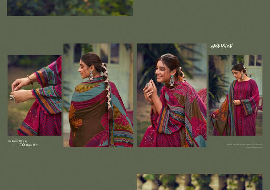 Jay Vijay Pashm Noor Pashmina Jacquard Pakistani Suit