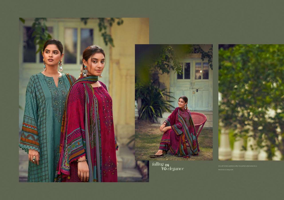 Jay Vijay Pashm Noor Pashmina Jacquard Pakistani Suit