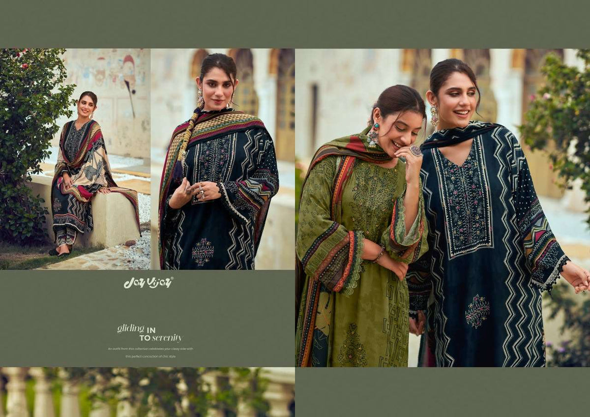 Jay Vijay Pashm Noor Pashmina Jacquard Pakistani Suit