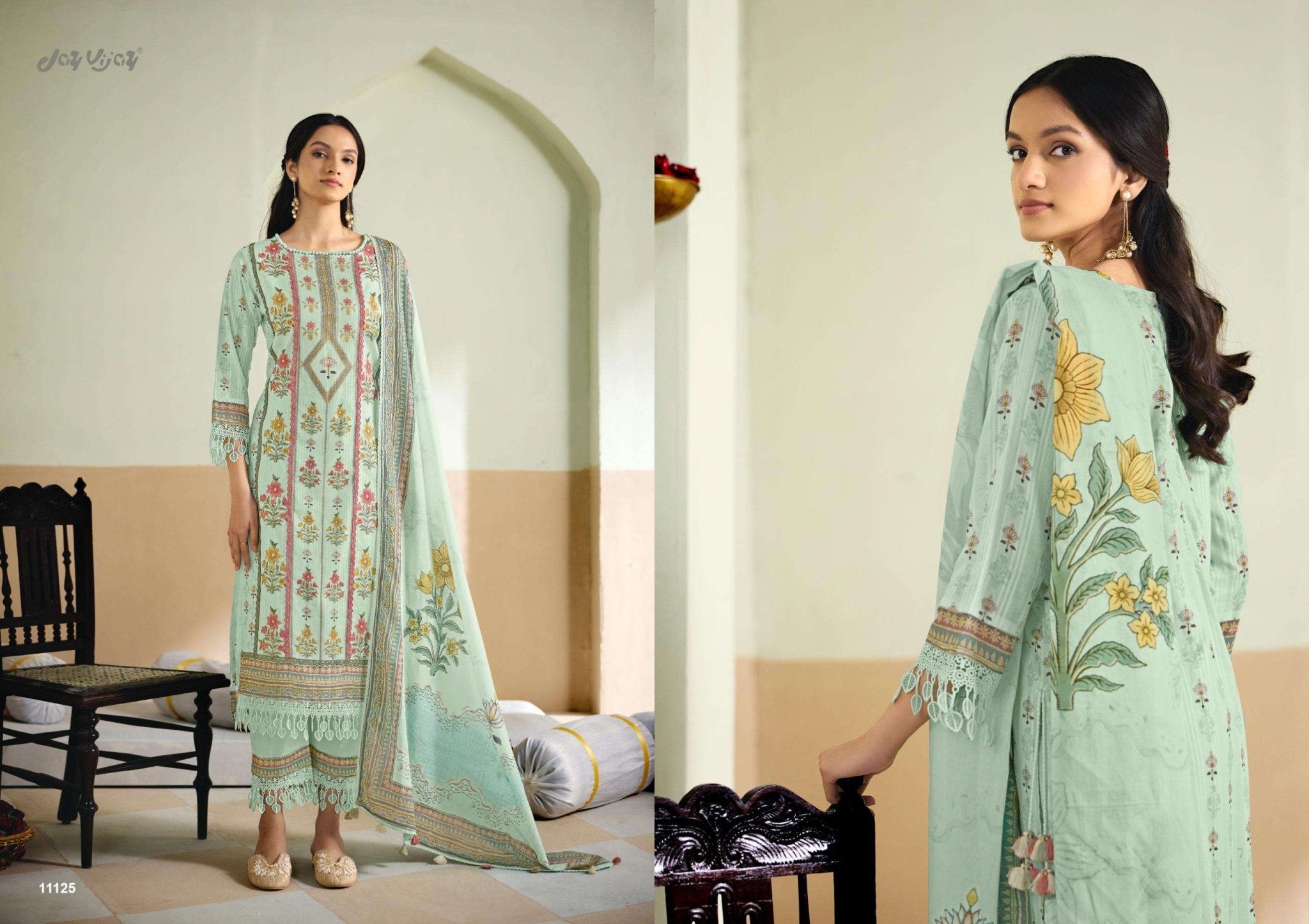 Jay Vijay Pranaya Premium Cotton Dress Material - Amrah Wholesale