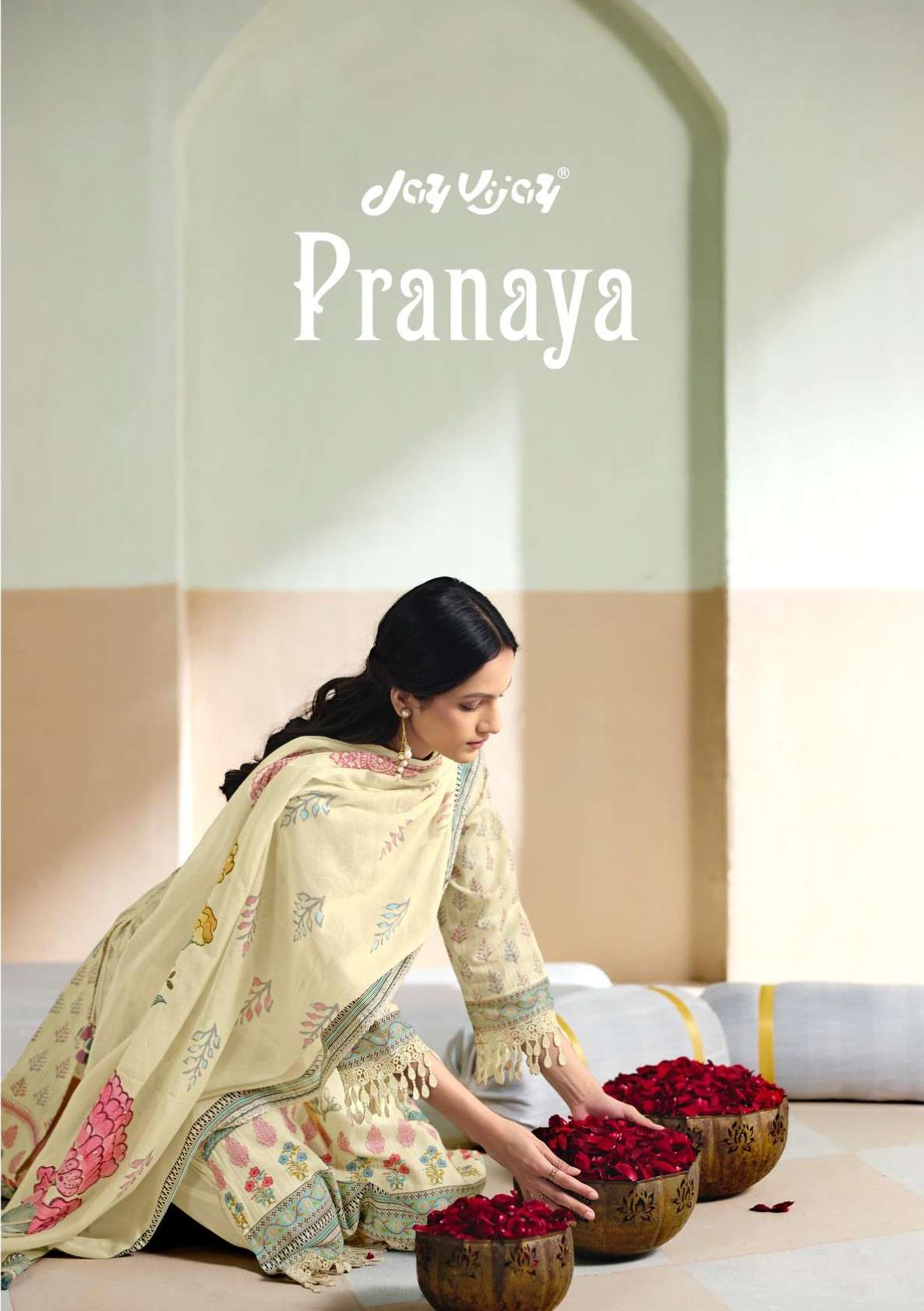 Jay Vijay Pranaya Premium Cotton Dress Material - Amrah Wholesale