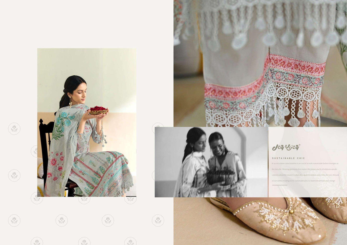 Jay Vijay Pranaya Premium Cotton Dress Material - Amrah Wholesale