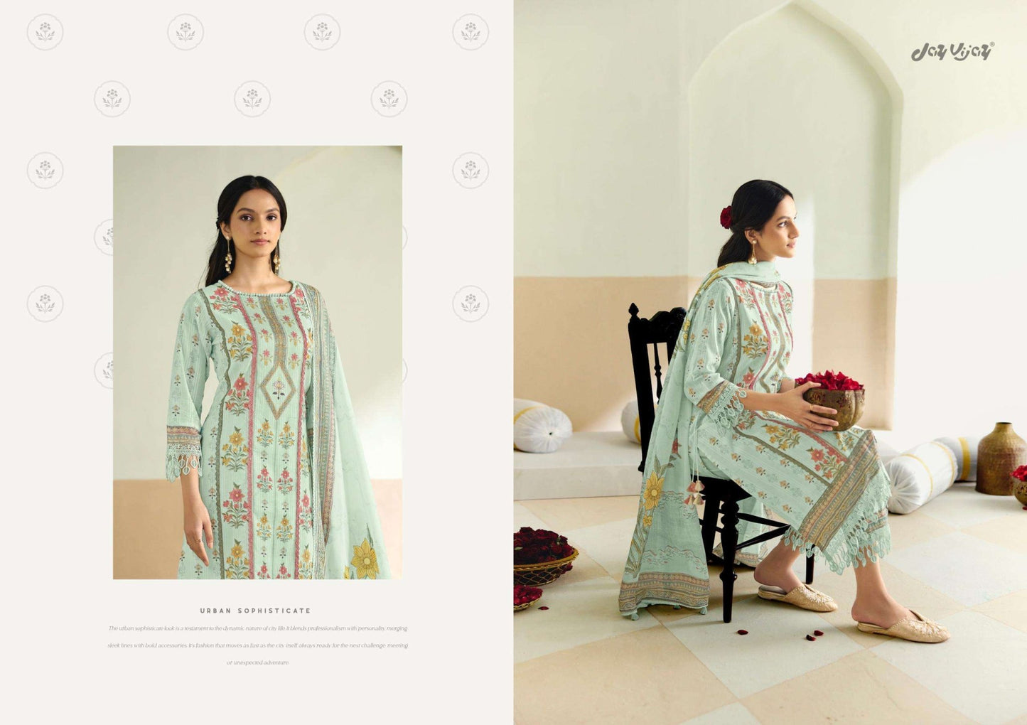 Jay Vijay Pranaya Premium Cotton Dress Material - Amrah Wholesale