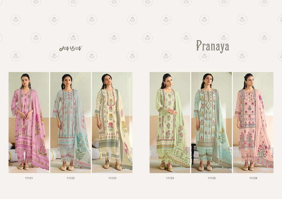 Jay Vijay Pranaya Premium Cotton Dress Material - Amrah Wholesale