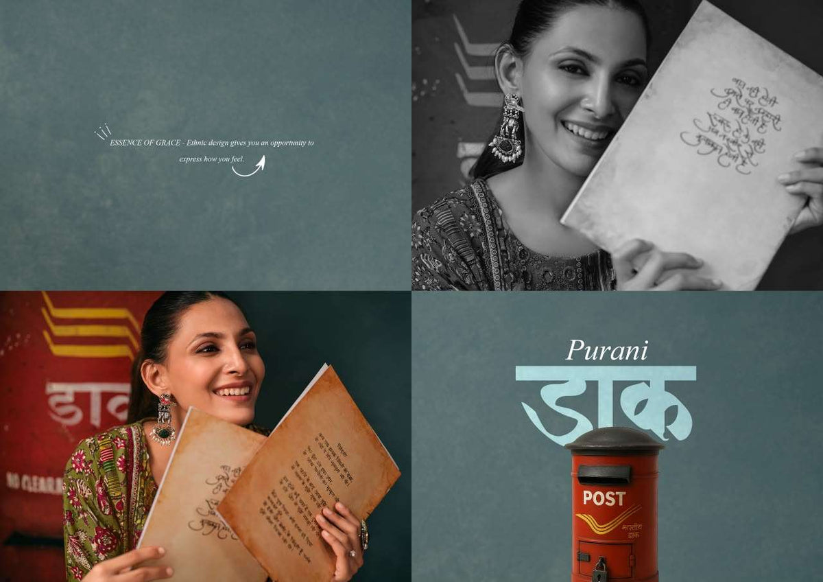 Jay Vijay Purani Dak Premium Pashmina Salwar Suit Catalog