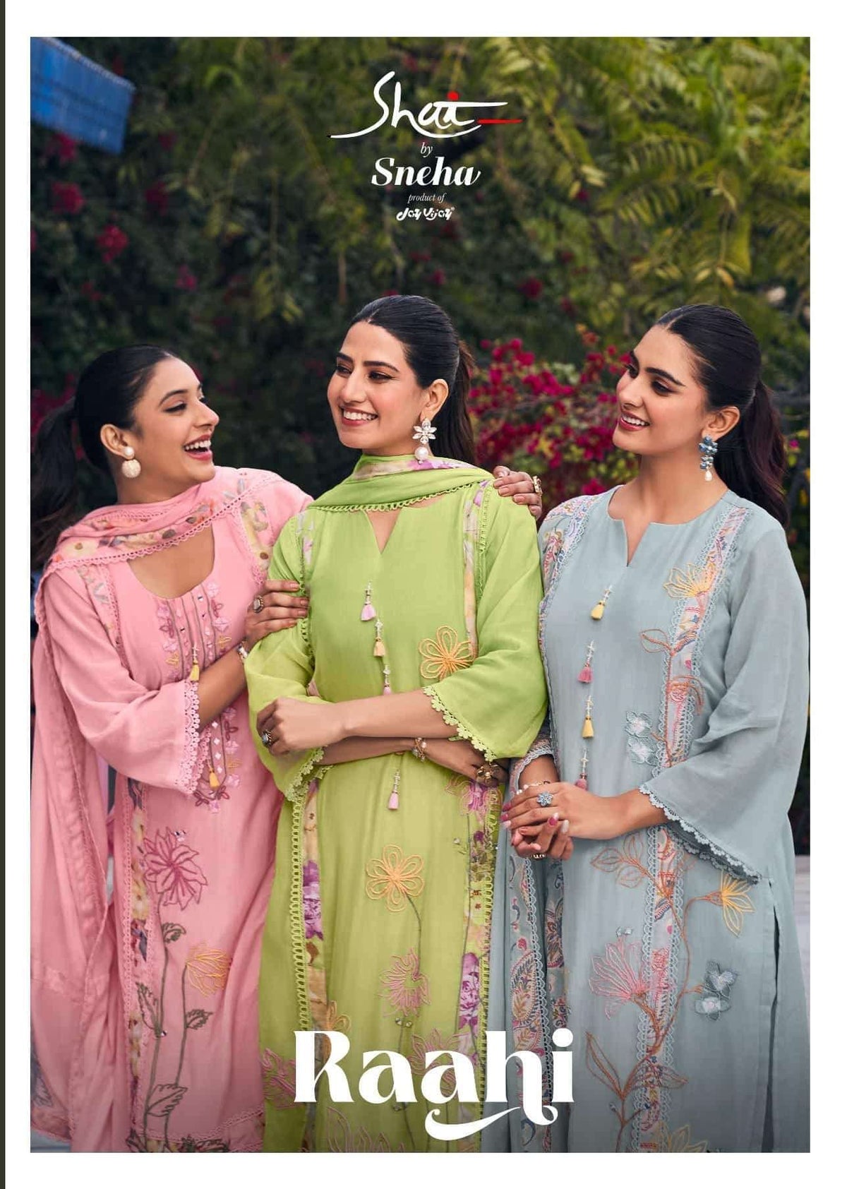 Jay Vijay Raahi Malai Chanderi Dress Material Wholesale Surat - Amrah Wholesale