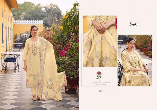 Jay Vijay Raahi Malai Chanderi Dress Material Wholesale Surat - Amrah Wholesale