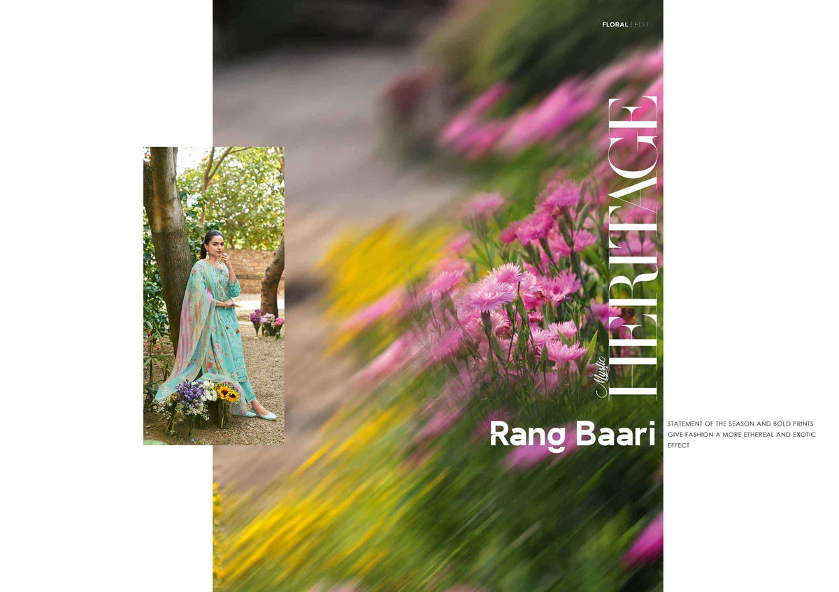 Jay Vijay Rang Baari Cotton Embroidered Dress Material Collection Wholesale