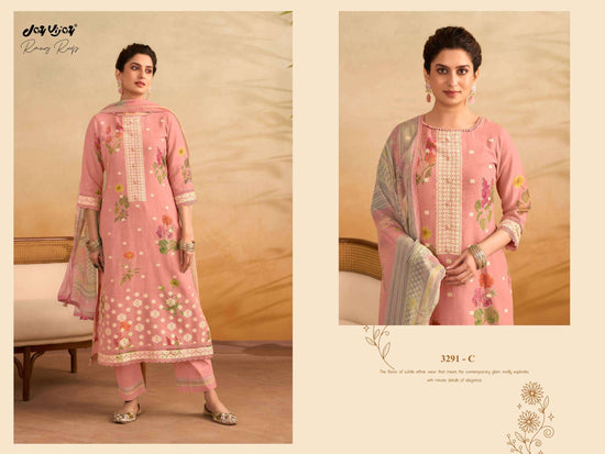Jay Vijay Rang Roop 3291 Dress Material Wholesale Catalogue - Amrah Wholesale