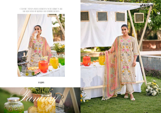 Jay Vijay Rangeela South Cotton Embroidered Dress Material - Amrah Wholesale
