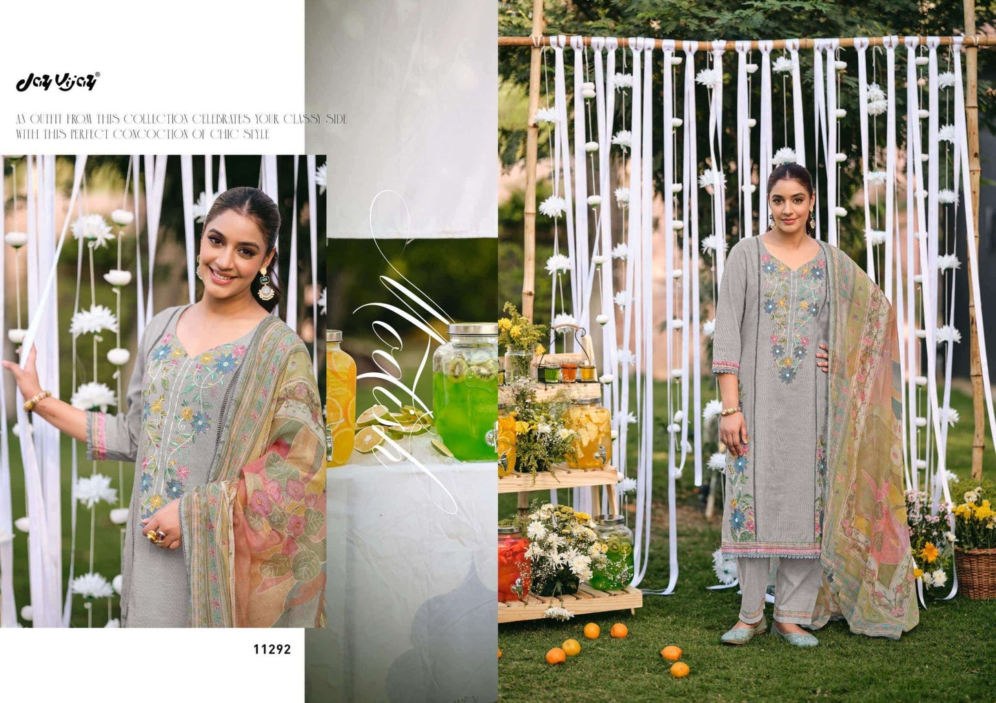 Jay Vijay Rangeela South Cotton Embroidered Dress Material - Amrah Wholesale