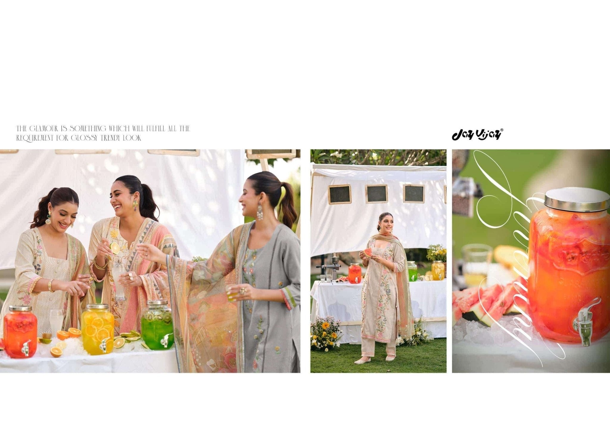 Jay Vijay Rangeela South Cotton Embroidered Dress Material - Amrah Wholesale