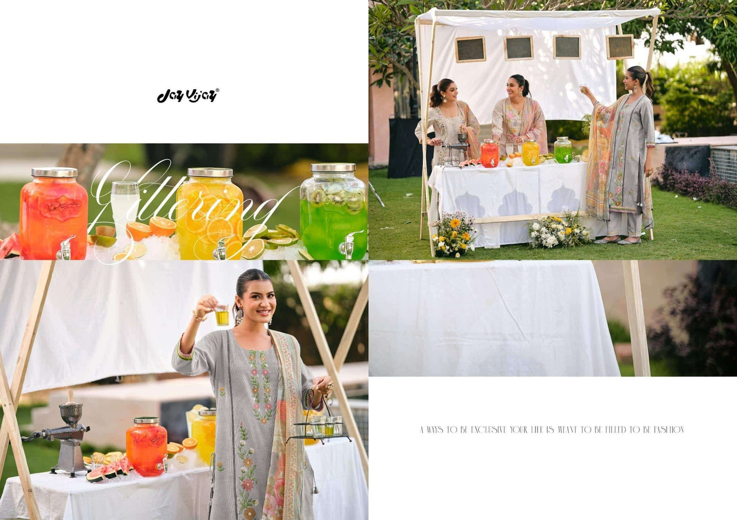 Jay Vijay Rangeela South Cotton Embroidered Dress Material - Amrah Wholesale