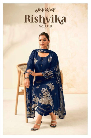 Jay Vijay Rishvika 3318 Premium Bemberg Silk Dress Material