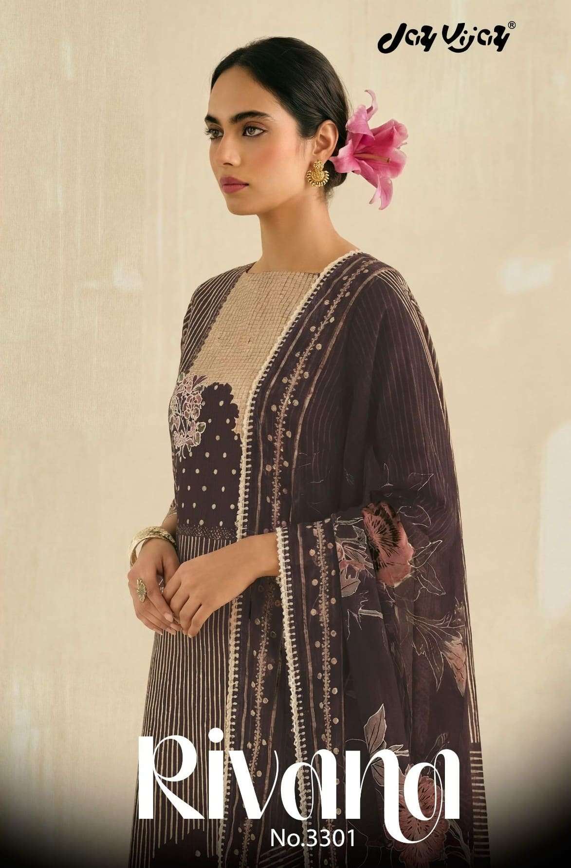 Jay Vijay Rivana 3301 Kota Checks Digital Print Dress Material - Amrah Wholesale