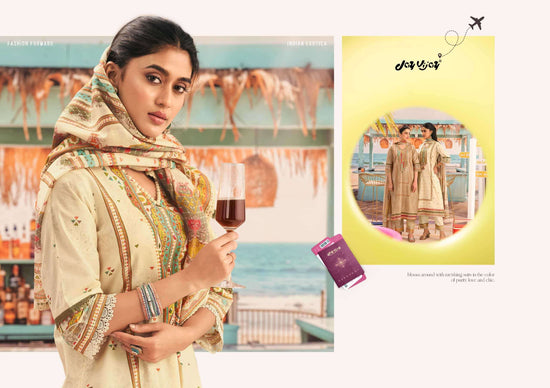 Jay Vijay Romanchak Safar Cotton Dress Material Wholesale Surat India - Amrah Wholesale