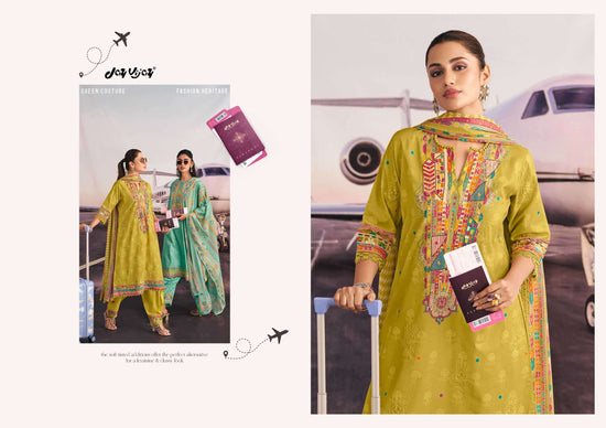 Jay Vijay Romanchak Safar Cotton Dress Material Wholesale Surat India - Amrah Wholesale