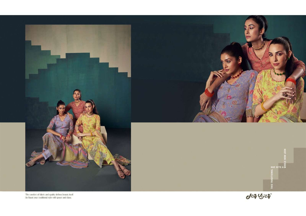 Jay Vijay Rumiha Dress Material Wholesale Catalogue - Amrah Wholesale