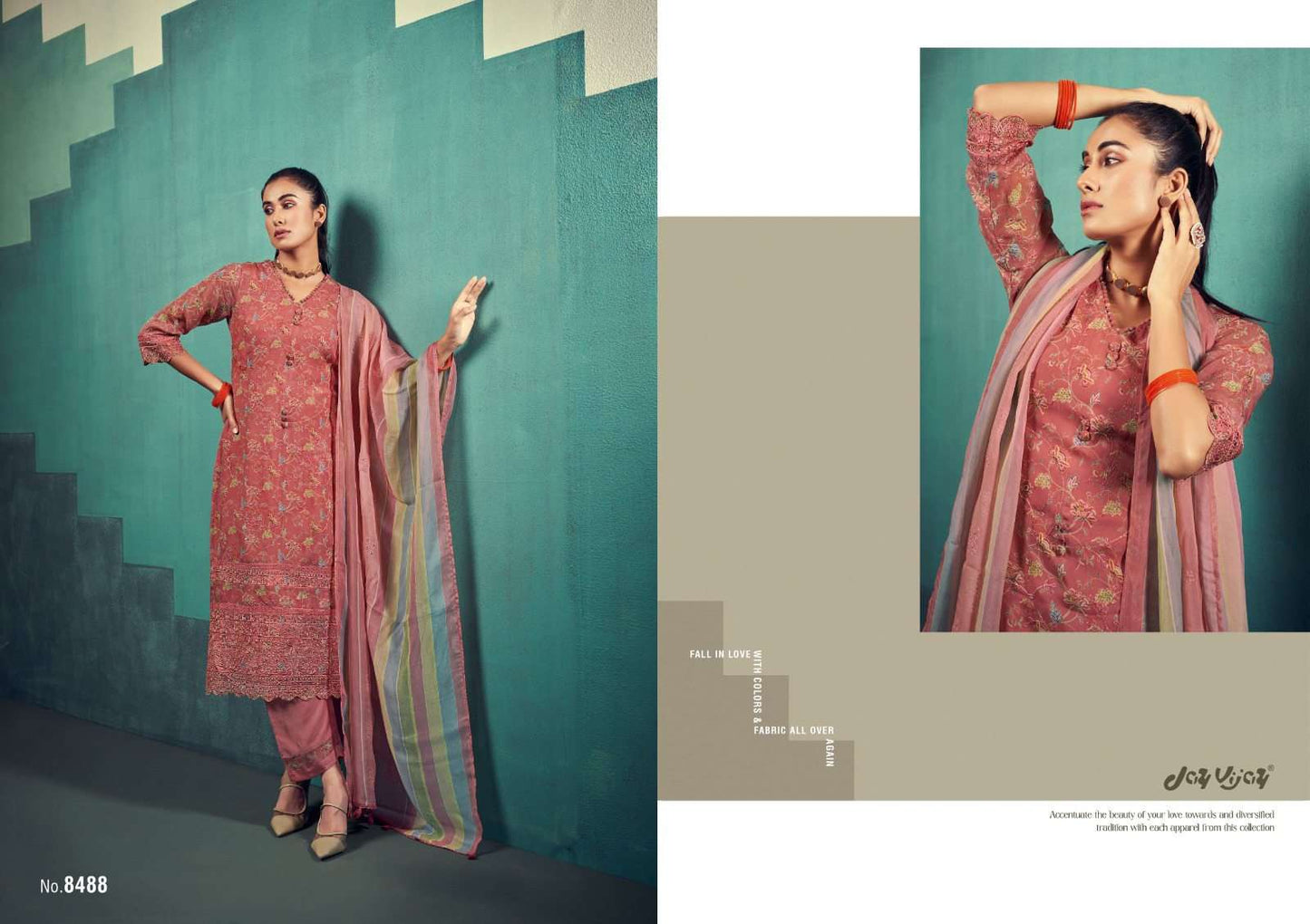 Jay Vijay Rumiha Dress Material Wholesale Catalogue - Amrah Wholesale