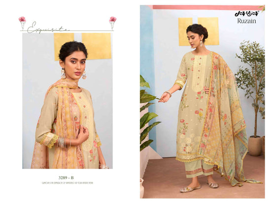 Jay Vijay Ruzain 3289 Dress Material Wholesale Catalogue - Amrah Wholesale