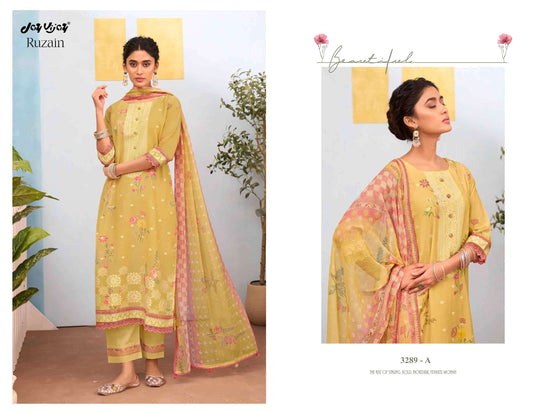 Jay Vijay Ruzain 3289 Dress Material Wholesale Catalogue - Amrah Wholesale