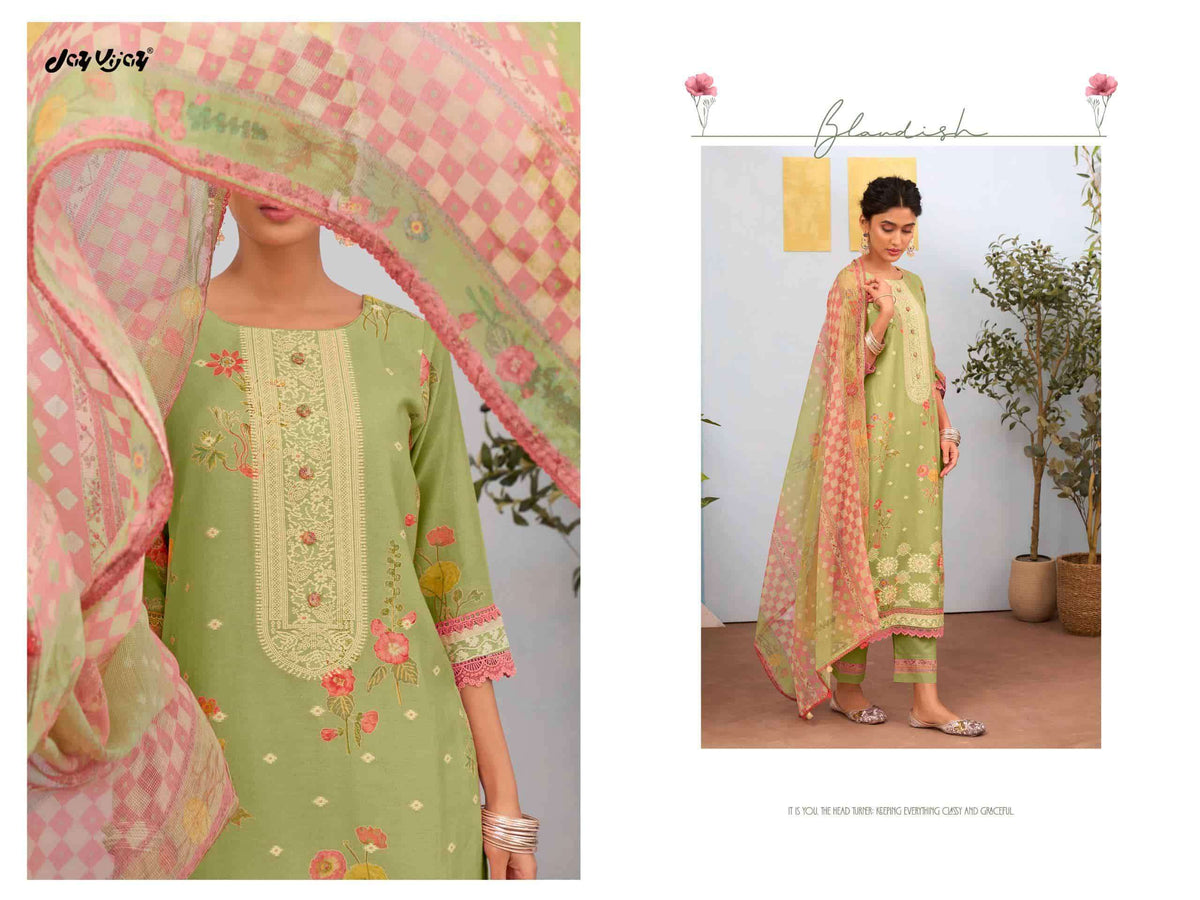 Jay Vijay Ruzain 3289 Dress Material Wholesale Catalogue - Amrah Wholesale