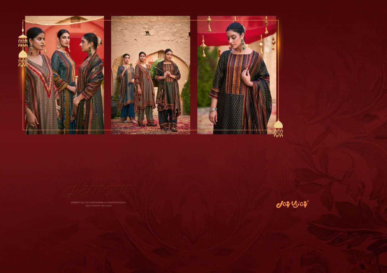 Jay Vijay Saheli Sang Premium Bemberg Chiniya Silk Dress Material