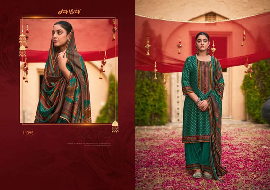 Jay Vijay Saheli Sang Premium Bemberg Chiniya Silk Dress Material
