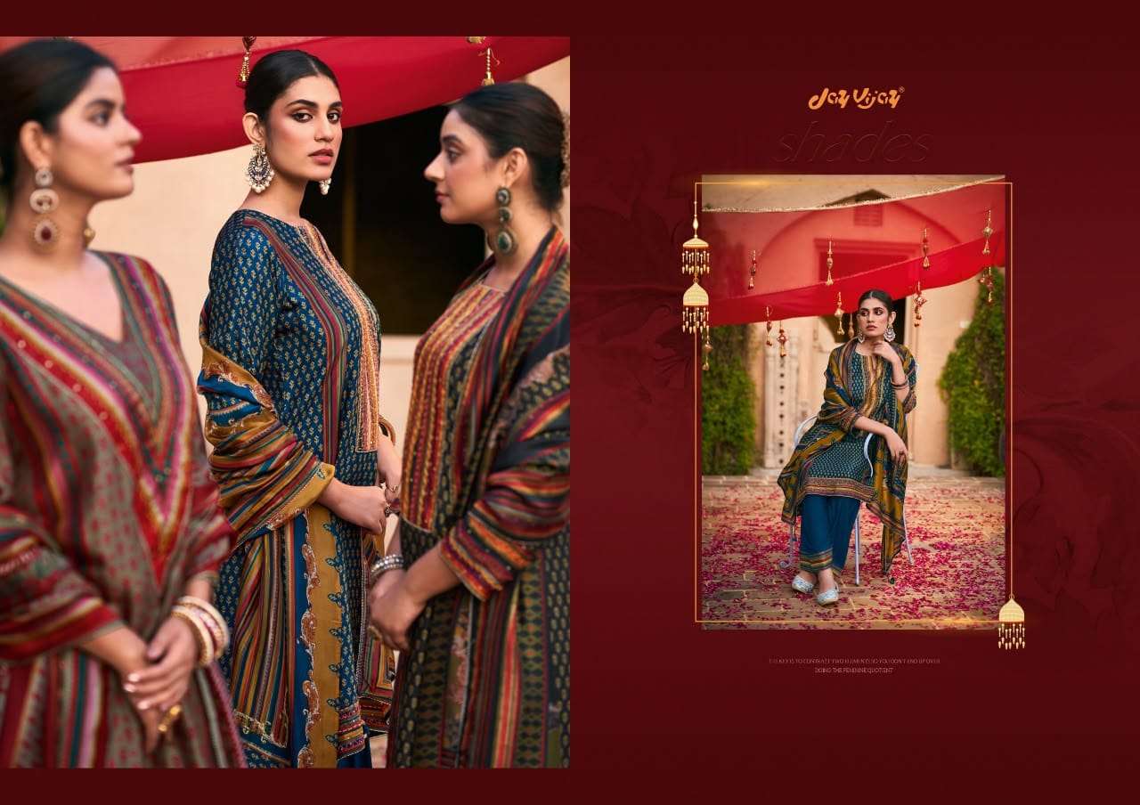 Jay Vijay Saheli Sang Premium Bemberg Chiniya Silk Dress Material