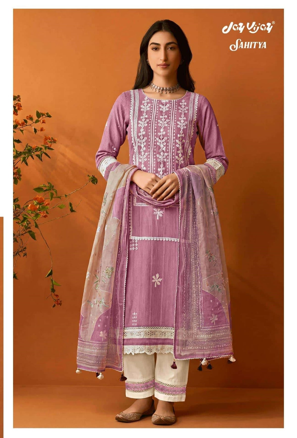 Jay Vijay Sahitya 3297 Dress Material - Amrah Wholesale