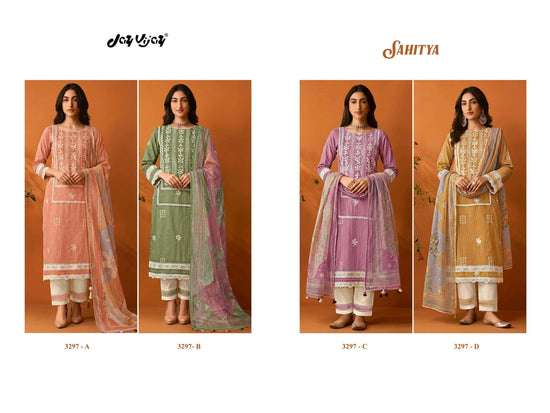 Jay Vijay Sahitya 3297 Dress Material - Amrah Wholesale