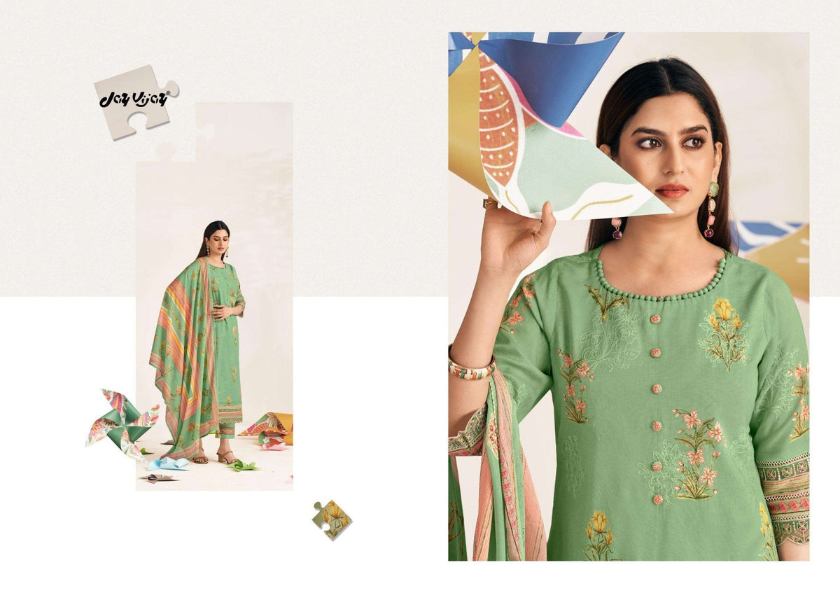 Jay Vijay Shararat Vol 2 Dress Material Wholesale Catalogue - Amrah Wholesale