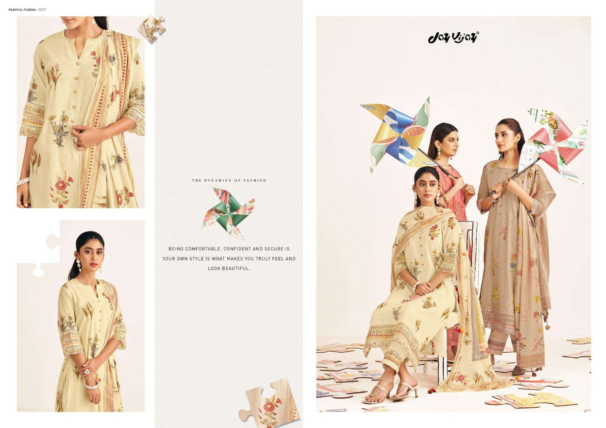 Jay Vijay Shararat Vol 2 Dress Material Wholesale Catalogue - Amrah Wholesale