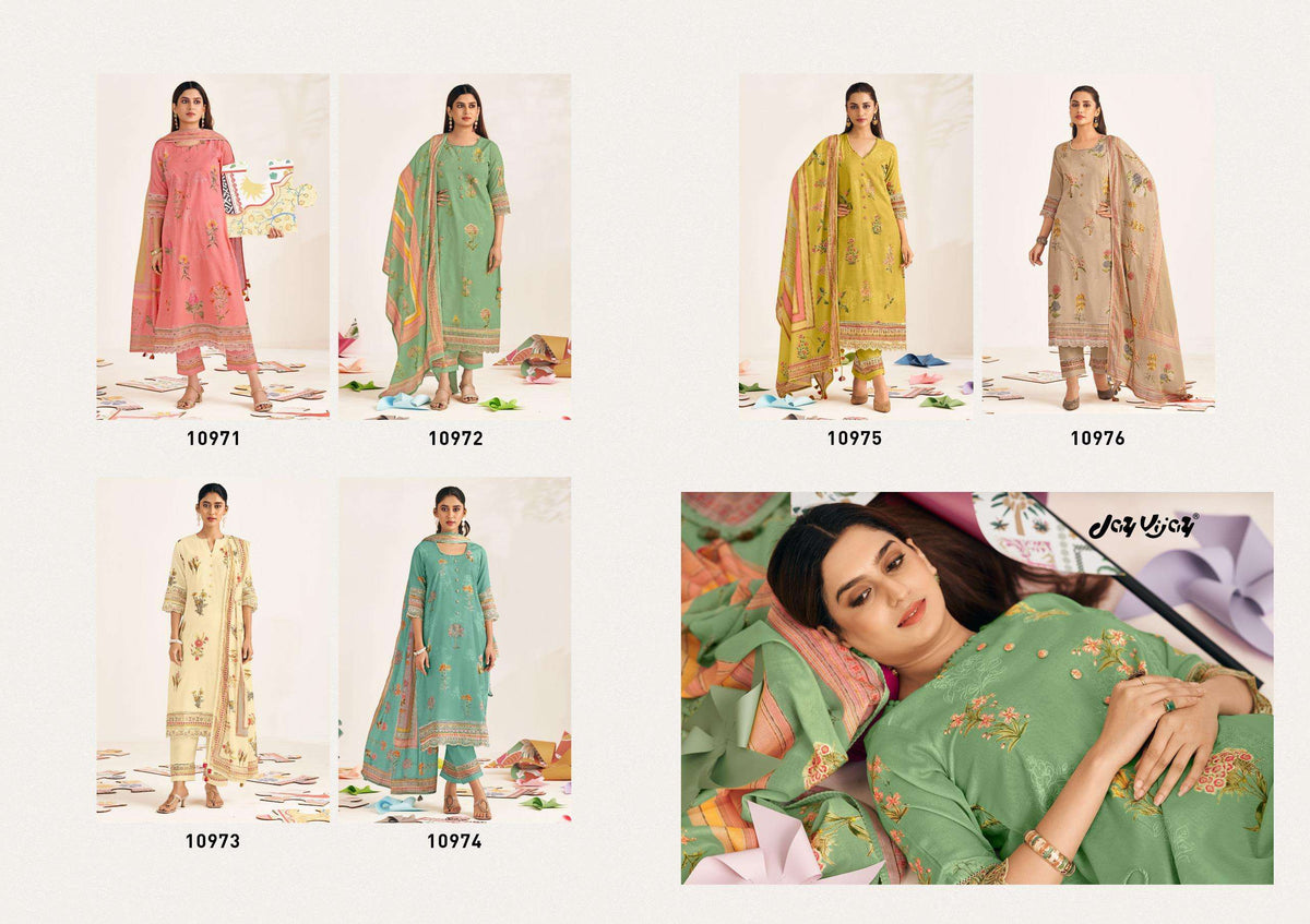 Jay Vijay Shararat Vol 2 Dress Material Wholesale Catalogue - Amrah Wholesale