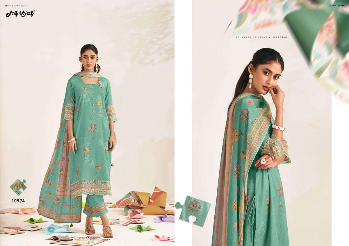 Jay Vijay Shararat Vol 2 Dress Material Wholesale Catalogue - Amrah Wholesale
