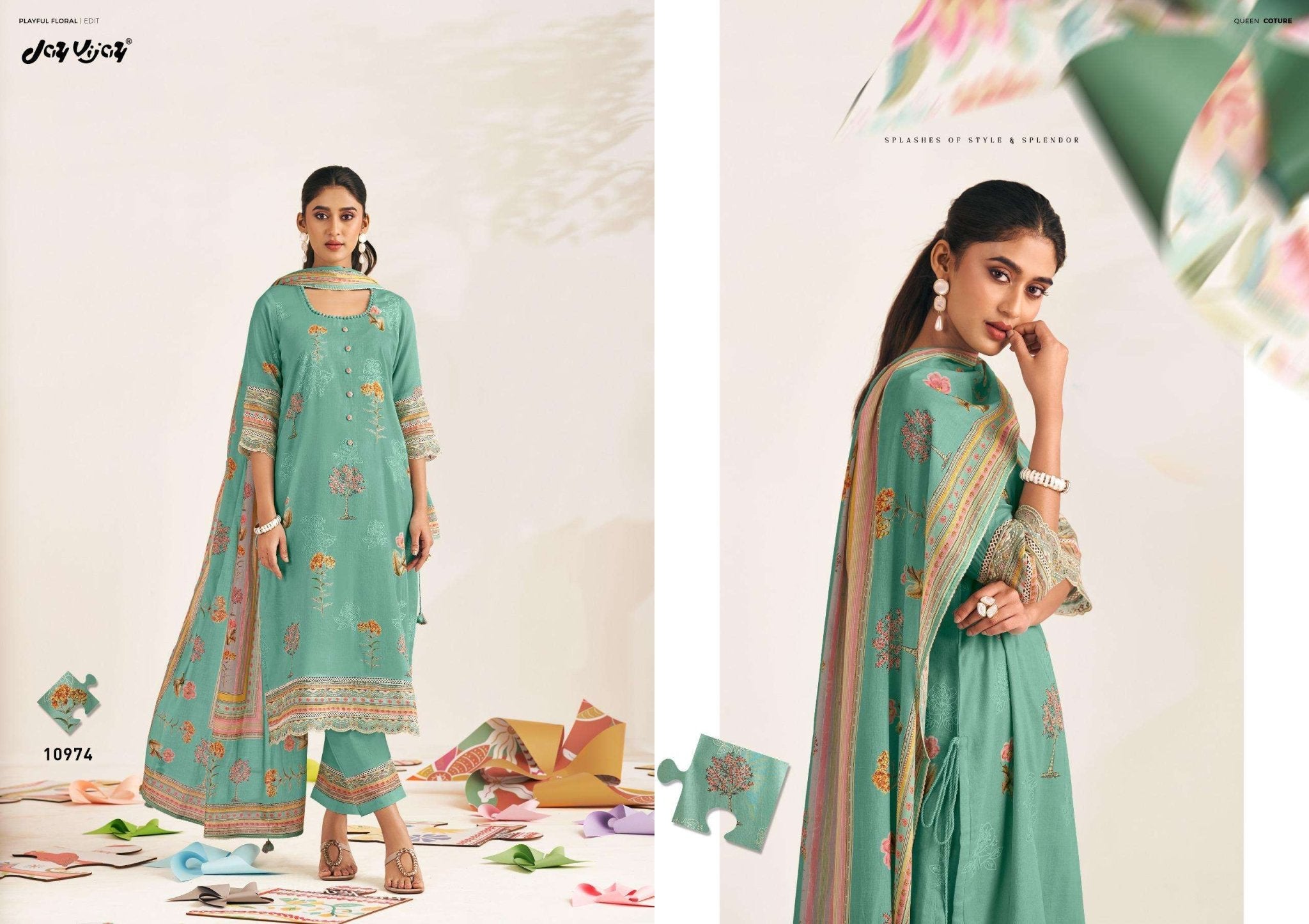 Jay Vijay Shararat Vol 2 Dress Material Wholesale Catalogue - Amrah Wholesale