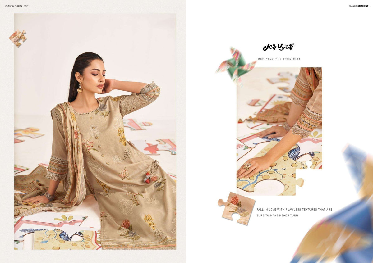 Jay Vijay Shararat Vol 2 Dress Material Wholesale Catalogue - Amrah Wholesale