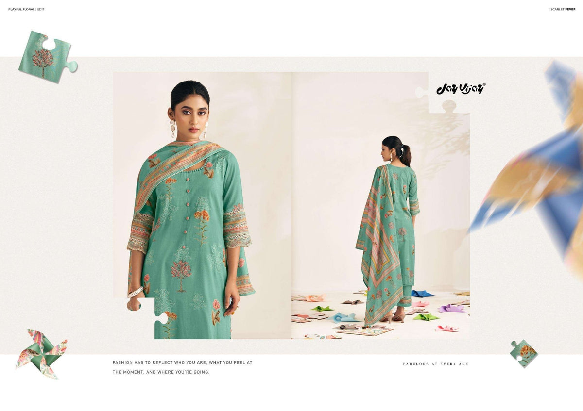 Jay Vijay Shararat Vol 2 Dress Material Wholesale Catalogue - Amrah Wholesale