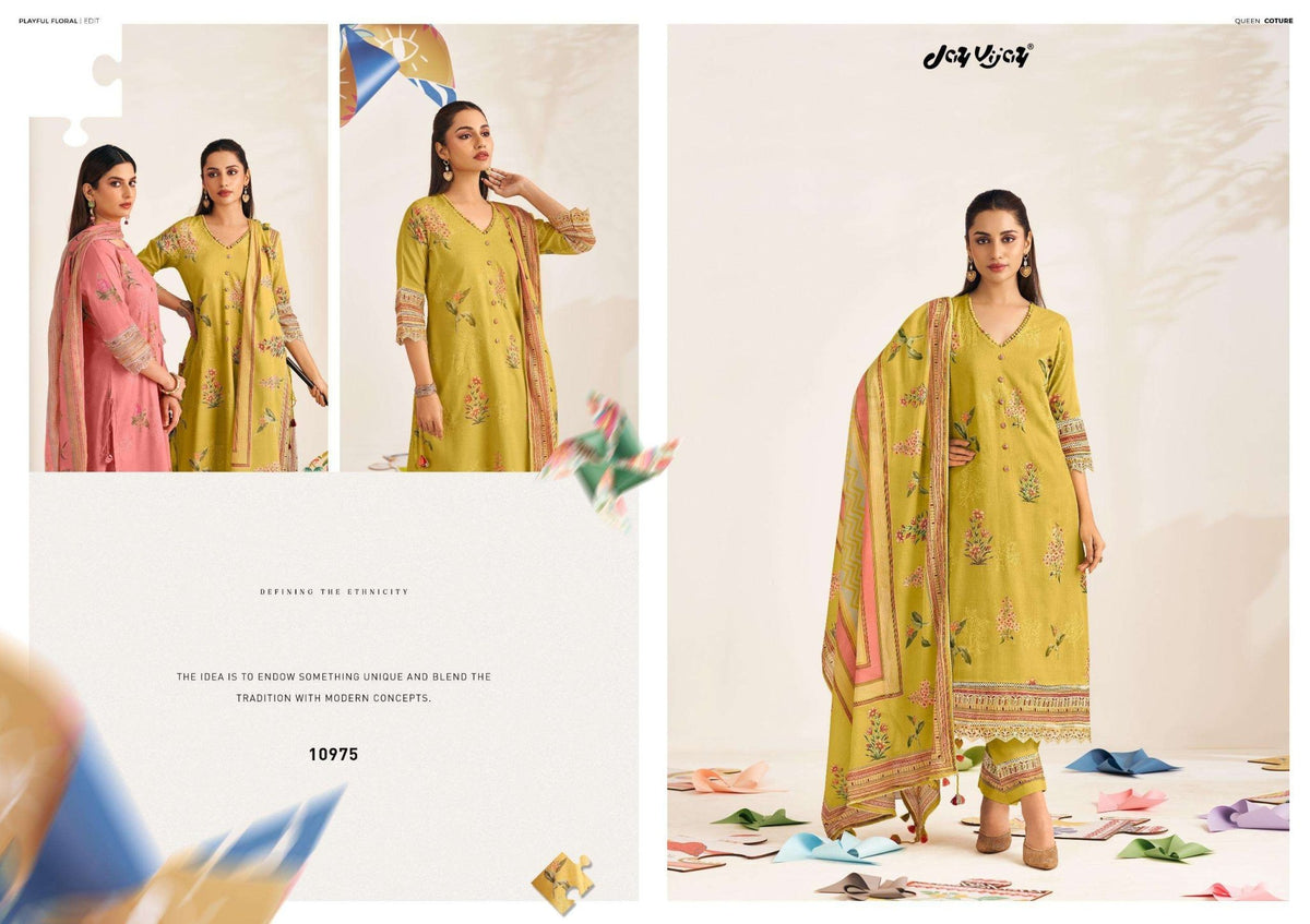 Jay Vijay Shararat Vol 2 Dress Material Wholesale Catalogue - Amrah Wholesale