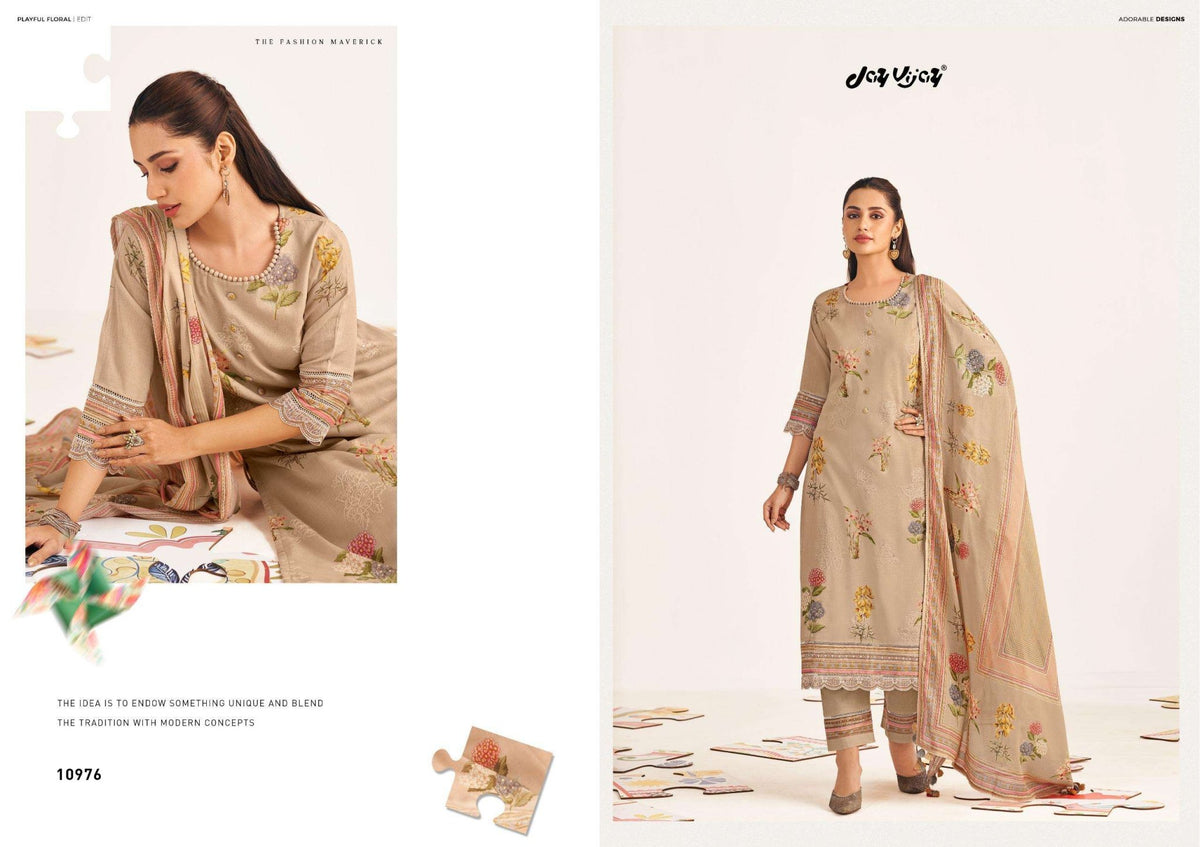 Jay Vijay Shararat Vol 2 Dress Material Wholesale Catalogue - Amrah Wholesale