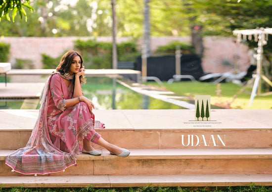 Jay Vijay Udaan Premium Chanderi Jacquard Dress Material