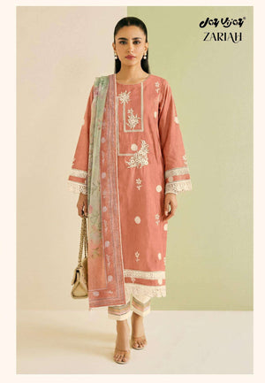 Jay Vijay Zariah 3296 Dress Material - Amrah Wholesale