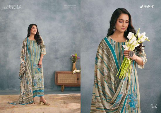 Jay Vijay Saumyata Pure Mal Mal Cotton Dress Material