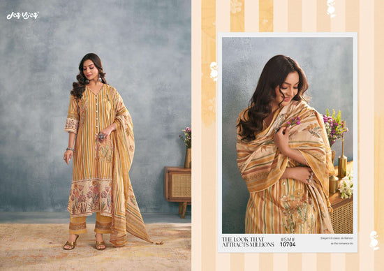 Jay Vijay Saumyata Pure Mal Mal Cotton Dress Material