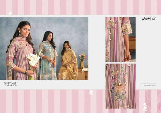 Jay Vijay Saumyata Pure Mal Mal Cotton Dress Material