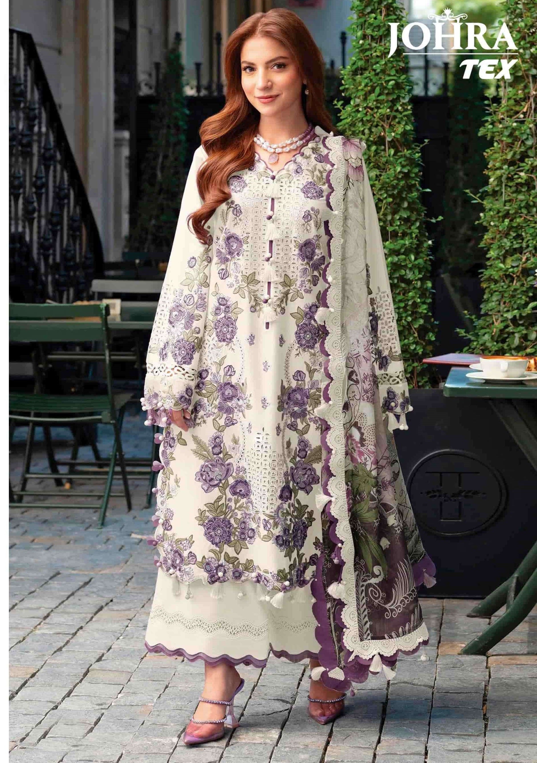 JOHRA TEX JT-198 A TO B Series Pakistani Suit Wholesale Catalogue