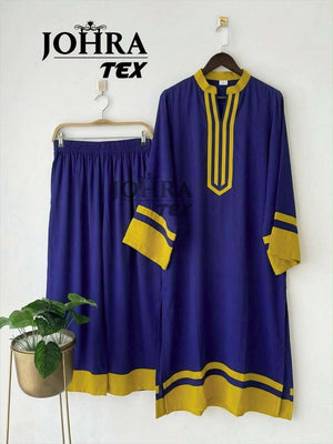 Johra Tex JT 200 Viscose Rayon Casual Wear Co-Ord Set - Amrah Wholesale