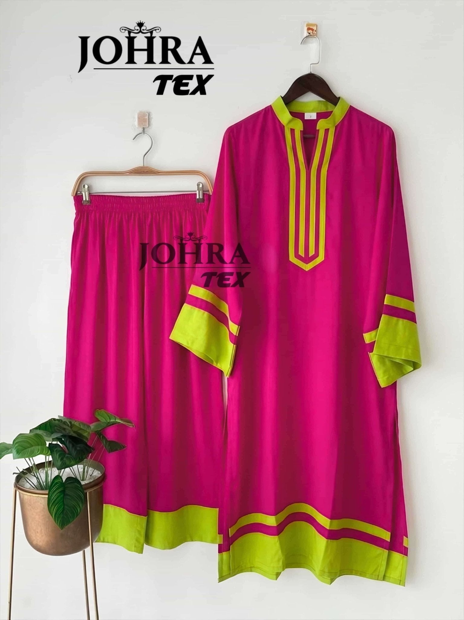 Johra Tex JT 200 Viscose Rayon Casual Wear Co-Ord Set - Amrah Wholesale